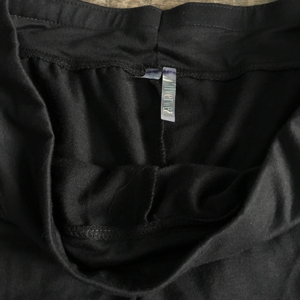 Silverware Black Soft Pants-SZ 1X - Picture 3 of 7